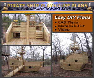 Pirate Ship Playhouse Plans