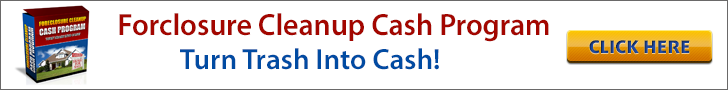 Foreclosure Cleanup Cash Program