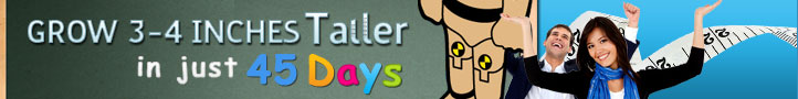 Grow 3-4 Inches Taller in 45 Days