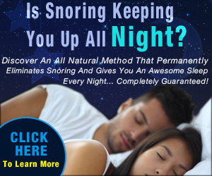 Stop Snoring Tonight